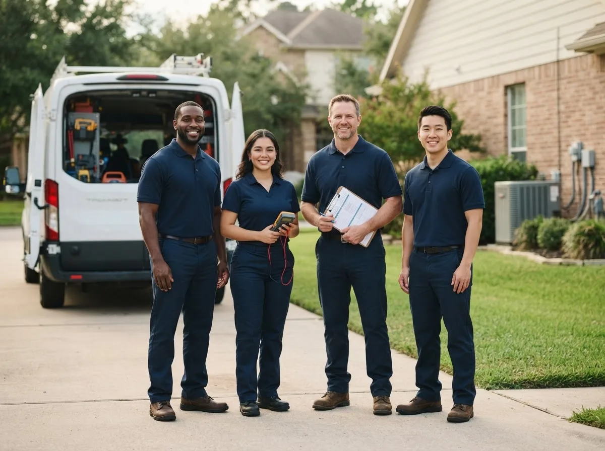Certified HVAC technician near Angleton, TX